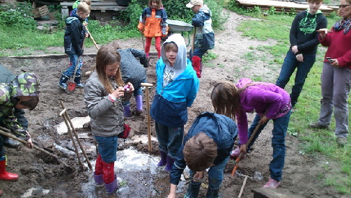 Die Fotografin bei der Arbeit